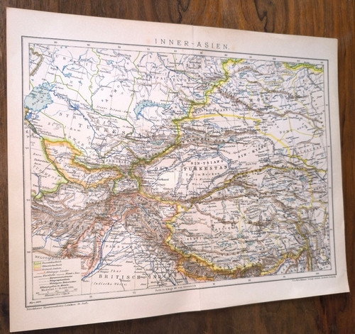 Historische landkarte 1893 - 1893, "