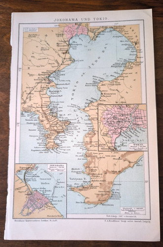 Original histor stadtplan - original!, histor.