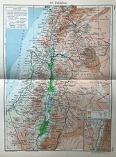 Landkarte von Palästina