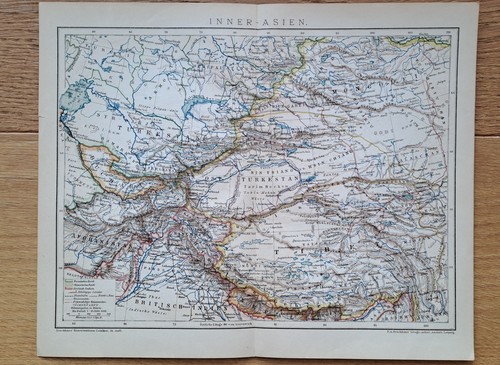 Innerasien westasien landkarte - innerasien,