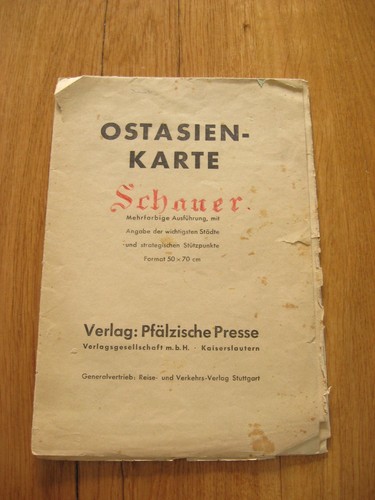 Alte landkarte ostasien und - alte,