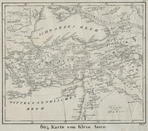 Karte von klein asien - karte,