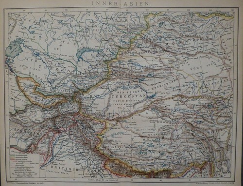 Landkarte inner asien - landkarte,